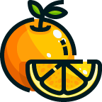 An orange fruit icon